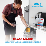 Glass Magic Dishwasher Cleaner With Natural Phosphates- One Bag (2 lb) Boosts your "phosphate free" gels, pods and liquid detergents.