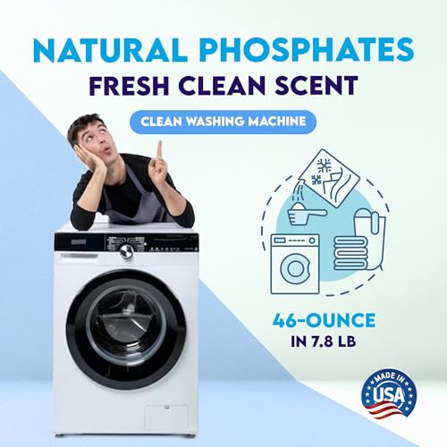 Two Bags (46 oz  per bag) Bubble Bandit High-Performance Laundry Detergent, in Convenient Resealable Bags – Fresh Clean Scent – Safe for All Fabrics and Septic Systems