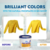 BIG BOOST Laundry Brightener With Phosphates. 125 Loads in a 7.8 lb pail